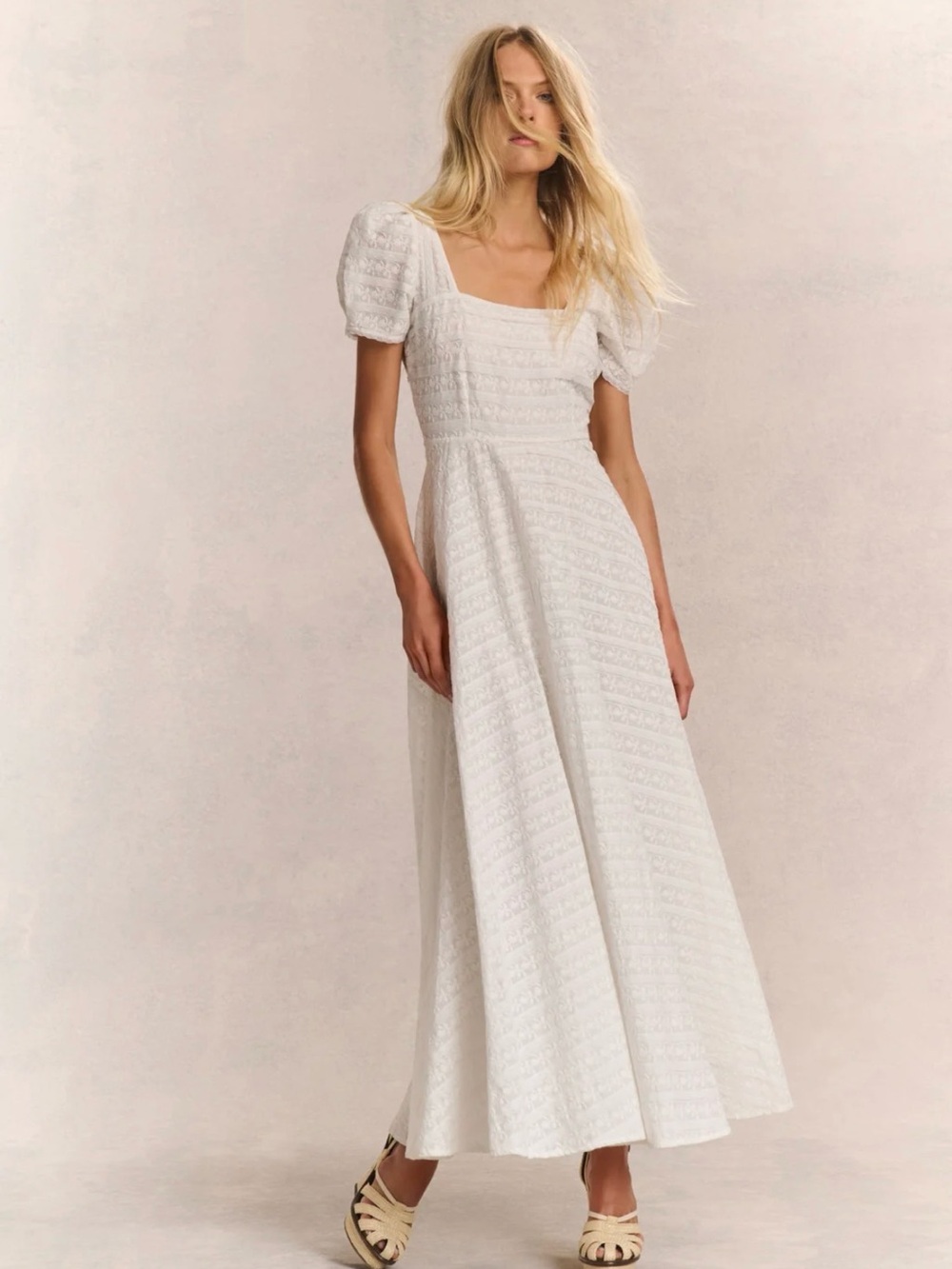LoveShackFancy Ryan white lace heirloom maxi dress bespoke heritage 4